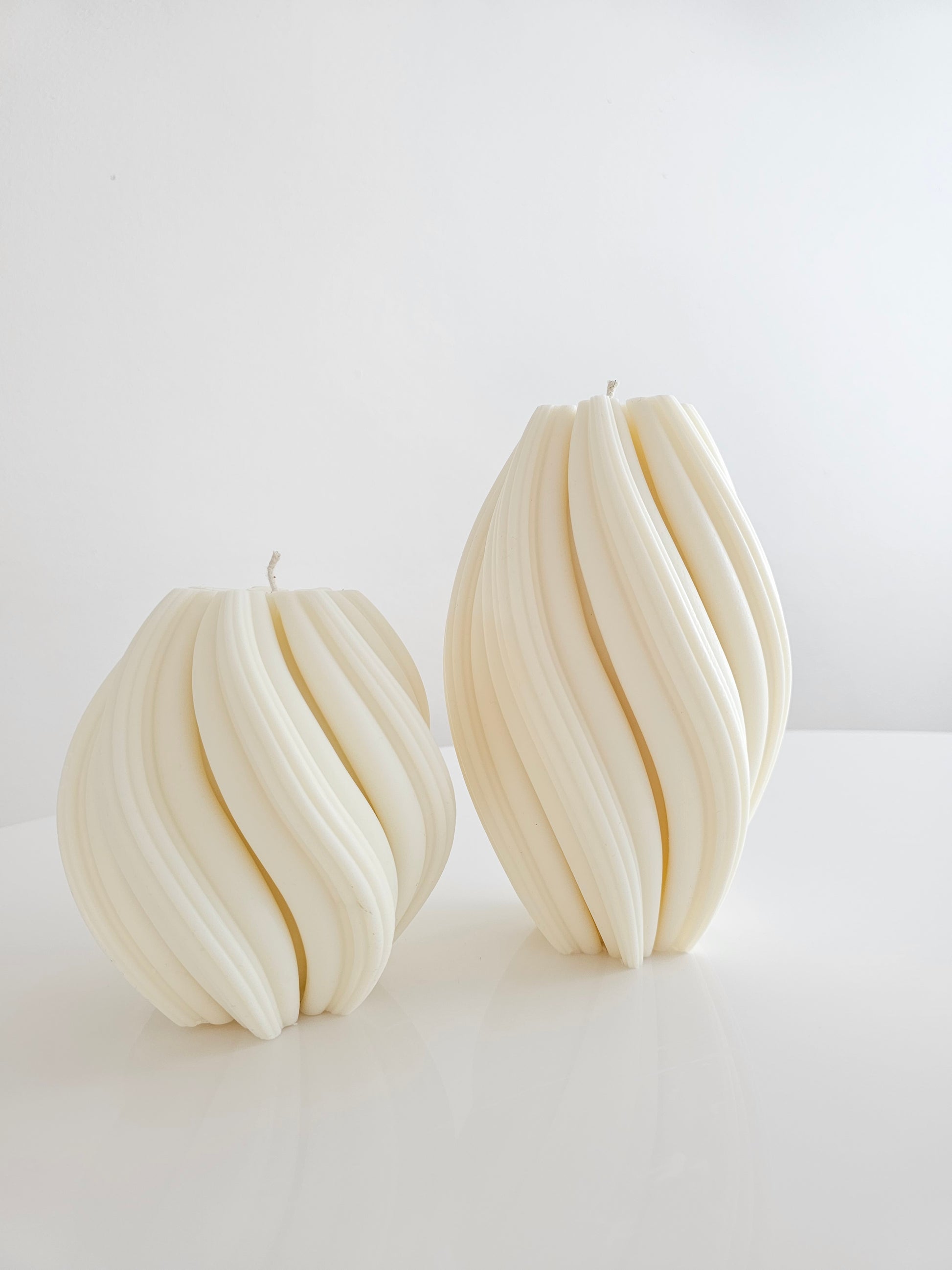 Sonnenwirbel Set, Spiral Kerzen Set. - Artful Candle
